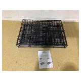 Wire Collapsible Dog Crate - Black - Boots & Barkley- Small Size