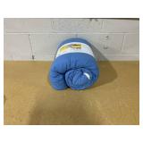 Faux Shearling Washed Microfiber Reversible Comforter - Room Essentials Twin XL Blue