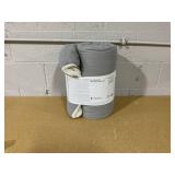 Faux Shearling Washed Microfiber Reversible Comforter - Room Essentials Twin XL Gray