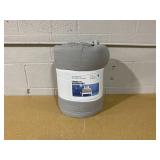 Faux Shearling Washed Microfiber Reversible Comforter - Room Essentials Twin XL Gray