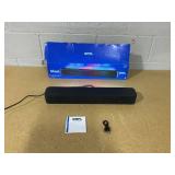 Onn Bluetooth 2.0 Channel Soundbar with Multi-Color LED Lighting, 20", Black