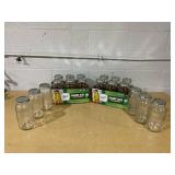 LOT OF 18 Mason Jars 64oz