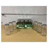LOT OF 18 Mason Jars 64oz