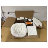 FEANDREA 66.1-in Plush Cat Tree, Beige