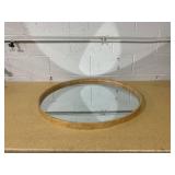 Round Wood Framed Wall Mirror - Hearth & Hand with Magnolia