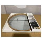 Round Wood Framed Wall Mirror - Hearth & Hand with Magnolia