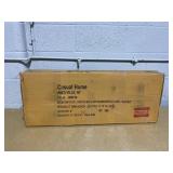 Casual Home Soild Wood Montego X Design Style 3 Shelf Bookcase