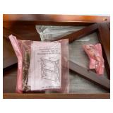 Casual Home Soild Wood Montego X Design Style 3 Shelf Bookcase