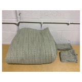 3PCS Full/Queen Washed Loop Stripe Comforter Bedding Set - Hearth & Hand with Magnolia