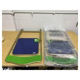 LOT OF 2 Kate Spade New York Folding Chair - Green & Navy