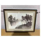 18"x24" Washed Stream Framed Wall Art - Hearth & Hand with Magnolia