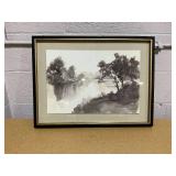 18"x24" Washed Stream Framed Wall Art - Hearth & Hand with Magnolia
