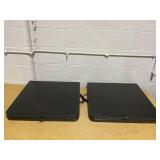 LOT OF 2 Black Folding Table