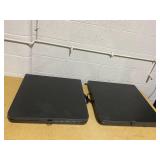 LOT OF 2 Black Folding Table