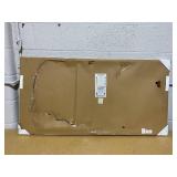 47" x 24" Pen and Ink Tree Framed Wall Canvas - Threshold: Digital Art Nature Scene, Polystyrene Frame