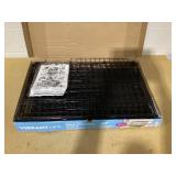 Vibrant Life Single Door Folding Metal Wire Dog Crate with Divider and Tray