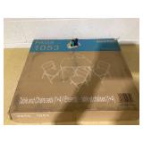 5PCS Homy Casa Kids Table and Chairs Set, Folding Activity Table for Toddler Daycare Preschool Playroom