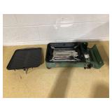 Ozark Trail Outdoor Butane Griddle, 7650 BTU, 15"x12" Cast Aluminum Griddle