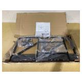 Short Bath Wood Storage Tower Black Metal