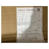 Short Bath Wood Storage Tower Black Metal