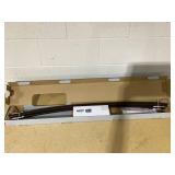 50" to 72" NeverRust Rustproof Adjustable Tension Curved Shower Rod