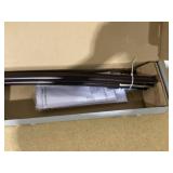 50" to 72" NeverRust Rustproof Adjustable Tension Curved Shower Rod