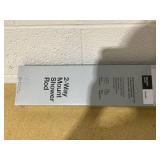 50" to 72" NeverRust Rustproof Adjustable Tension Curved Shower Rod