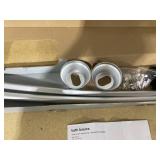 50" to 72" NeverRust Rustproof Adjustable Tension Curved Shower Rod