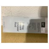 50" to 72" NeverRust Rustproof Adjustable Tension Curved Shower Rod