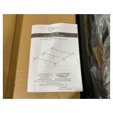 Mainstays Ardent 7" King Metal Bed Frame. Adult. Easy to Assemble.No Tools Needed.