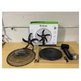 Holmes 18" Digital Oscillating 3 Speed Stand Fan with Remote Control Black