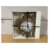 21" Preserved Spring Grass and Flower Wreath - Hearth & Hand with Magnolia