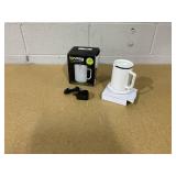 IonMug Coffee Mug & Charging Coffee Mug Warmer Coaster, 12oz. Stainless Steel Coffee Mug with Lid