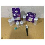 LOT OF  2 Philips Natural Avent 0M+ AND 3M+ 6 Bottles
