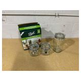 Ball Latch Jars, Glass Storage Jars, 3-Pack