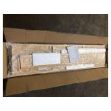 6 ft. Tall Natural 4-Panel Bamboo Room Divider, Folding Privacy Screen Panels with 2-Shelves for Indoor Bedroom Office by HOMCOM   Customer Returns See Pictures