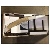 Foredawn Silvan Espresso Brown Acacia Wood Classic Adirondack Outdoor Porch Rocker Outdoor Rocking Chair  Customer Returns See Pictures