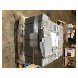 22 Boxes of  MSI Sanford Ivory 16 in. x 32 in. Matte Porcelain Travertine Look Floor and Wall Tile (14 sq. ft. /Case) Customer Returns See Pictures