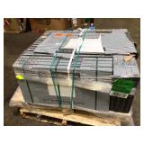 22 Boxes of  MSI Sanford Ivory 16 in. x 32 in. Matte Porcelain Travertine Look Floor and Wall Tile (14 sq. ft. /Case) Customer Returns See Pictures