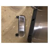 Touchless 16 Gal Stainless Steel Rectangular Metal Household Trash Can and Recycle Bin, Trash Sticker, and Dual Odor Filters One Foot Step Broken Customer Returns See Pictures