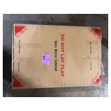 Lirago 24 in. W x 36 in. H Arched Recessed/Surface Mount Medicine Cabinet with Mirror in Gold  Customer Returns See Pictures