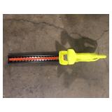 RYOBI ONE+ 18V 18 in. Cordless Battery Hedge Trimmer (Tool Only)   Customer Returns See Pictures
