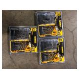 Lot of DEWALT Black and Gold Twist Drill Bit Set (21-Piece) Customer Returns See Pictures