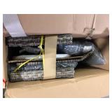 OVIOS Palffy Gray Wicker Patio Chairs Customer Returns See Pictures