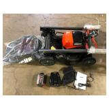 ECHO 56V 21 in. Cordless Battery Walk Behind Self-Propelled Lawn Mower with 5.0Ah Battery and Charger   Customer Returns See Pictures