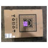 32 in. H x 22 in. W White Modern Rectangular Framed Vanity Mirror Customer Returns See Pictures