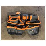 RIDGID 29 in. 23 Pocket Professional Grade 2-Bag Suspension Rig Work Tool Belt with Suspenders  Customer Returns See Pictures