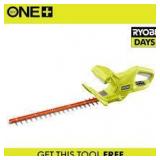 RYOBI ONE+ 18V 18 in. Cordless Battery Hedge Trimmer (Tool Only)   Customer Returns See Pictures