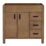 Home Decorators Collection Winsome 36 in. Bath Vanity Cabinet without Top in Sand Customer Returns See Pictures