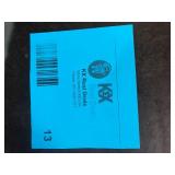 Cayden 6.5 in 1-Light Brushed Nickel Shaded Pendant Light with Clear Plus Etched Opal Glass Shade, No Bulbs Included  Customer Returns See Pictures